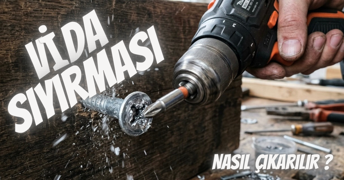 Vida Sıyırması Neden Olur? Vida Sıyıran Vida Nasıl Çıkarılır?