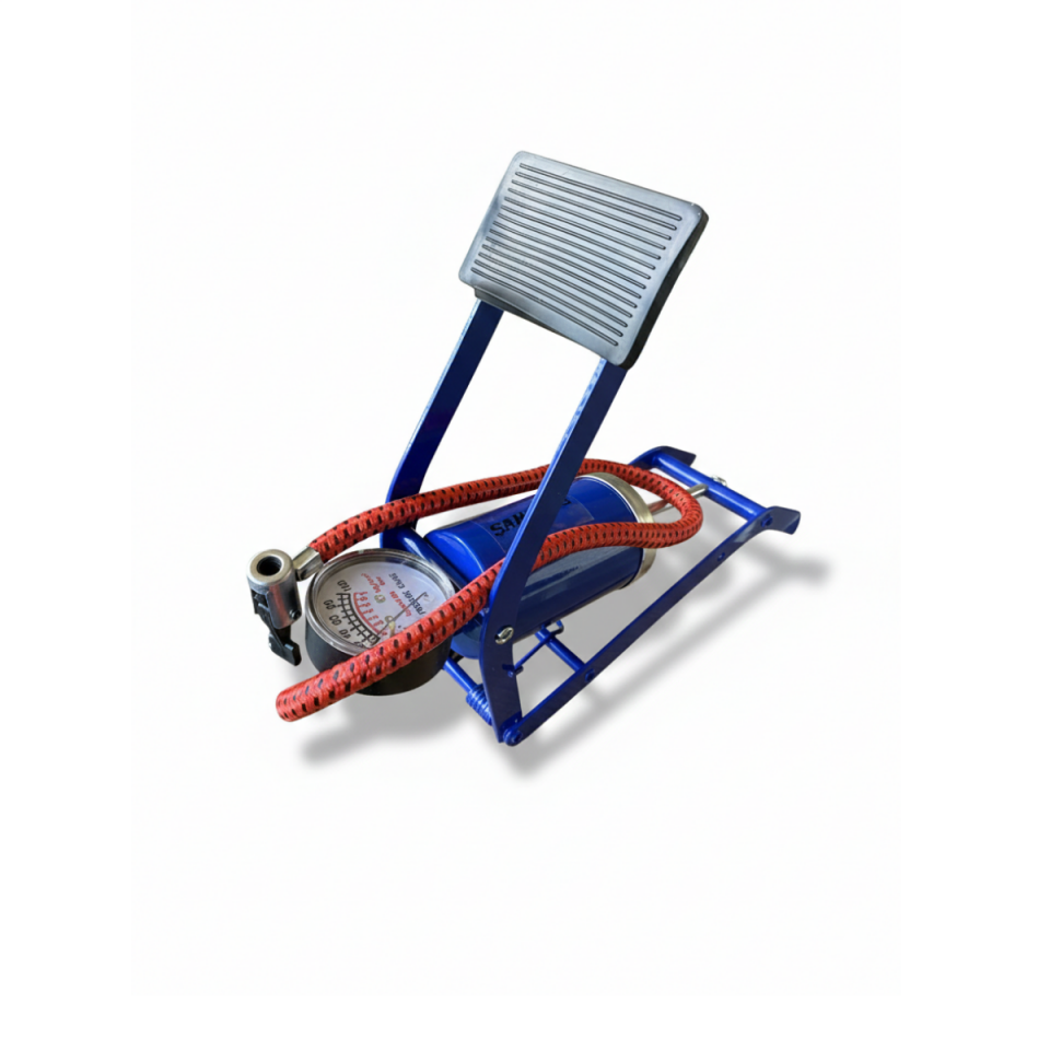 Şahin Tools - İnce Piston Manometreli Ayak Pompası