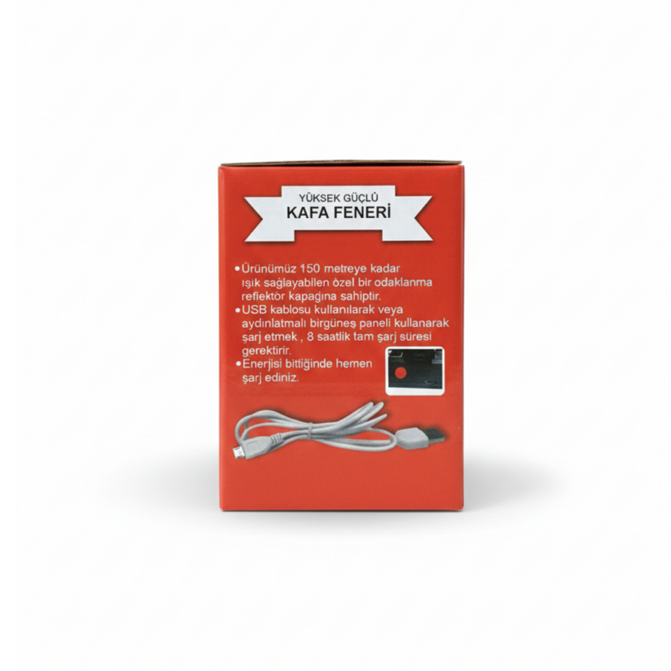 Italiano - High-Powered, USB Rechargeable, 1 LED Headlamp