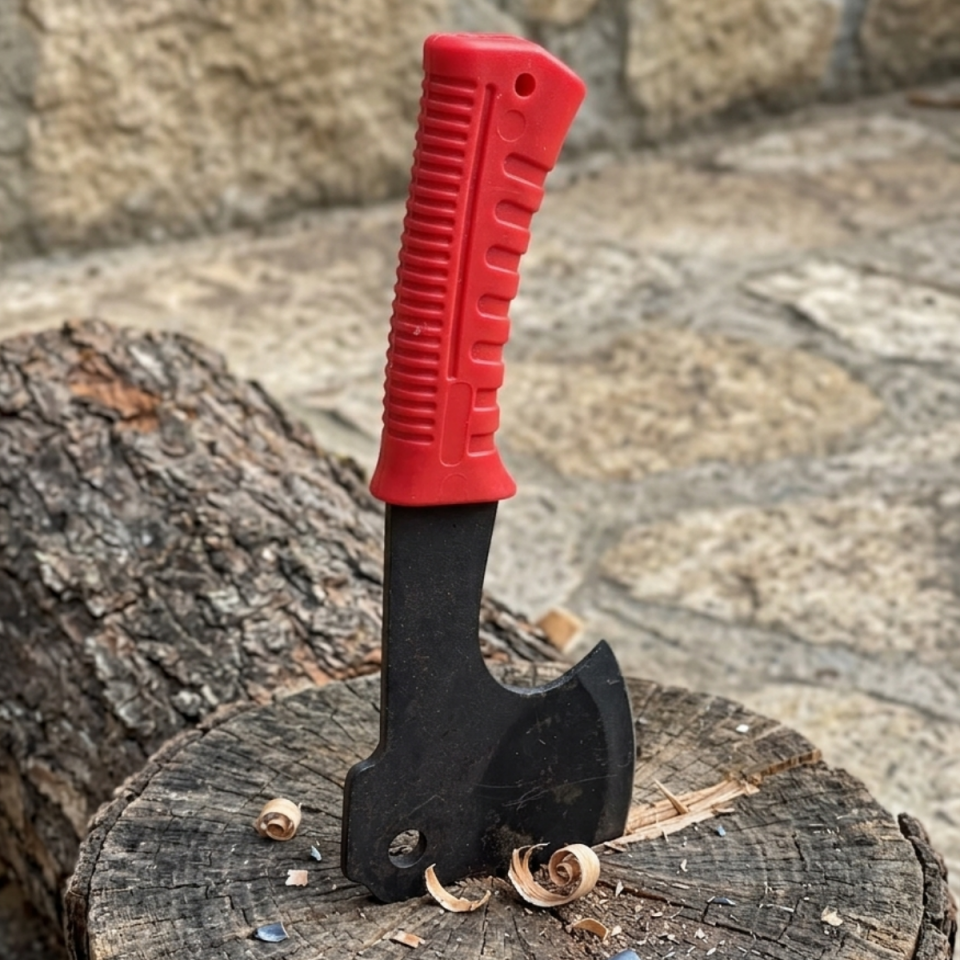 Kamp & Outdoor Baltası | Ergonomik Saplı | Dayanıklı Çelik