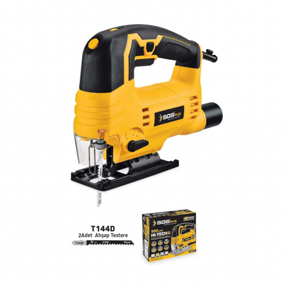 SGS - 900W Elektrikli Dekupaj Testere | Ahşap, Metal Kesim