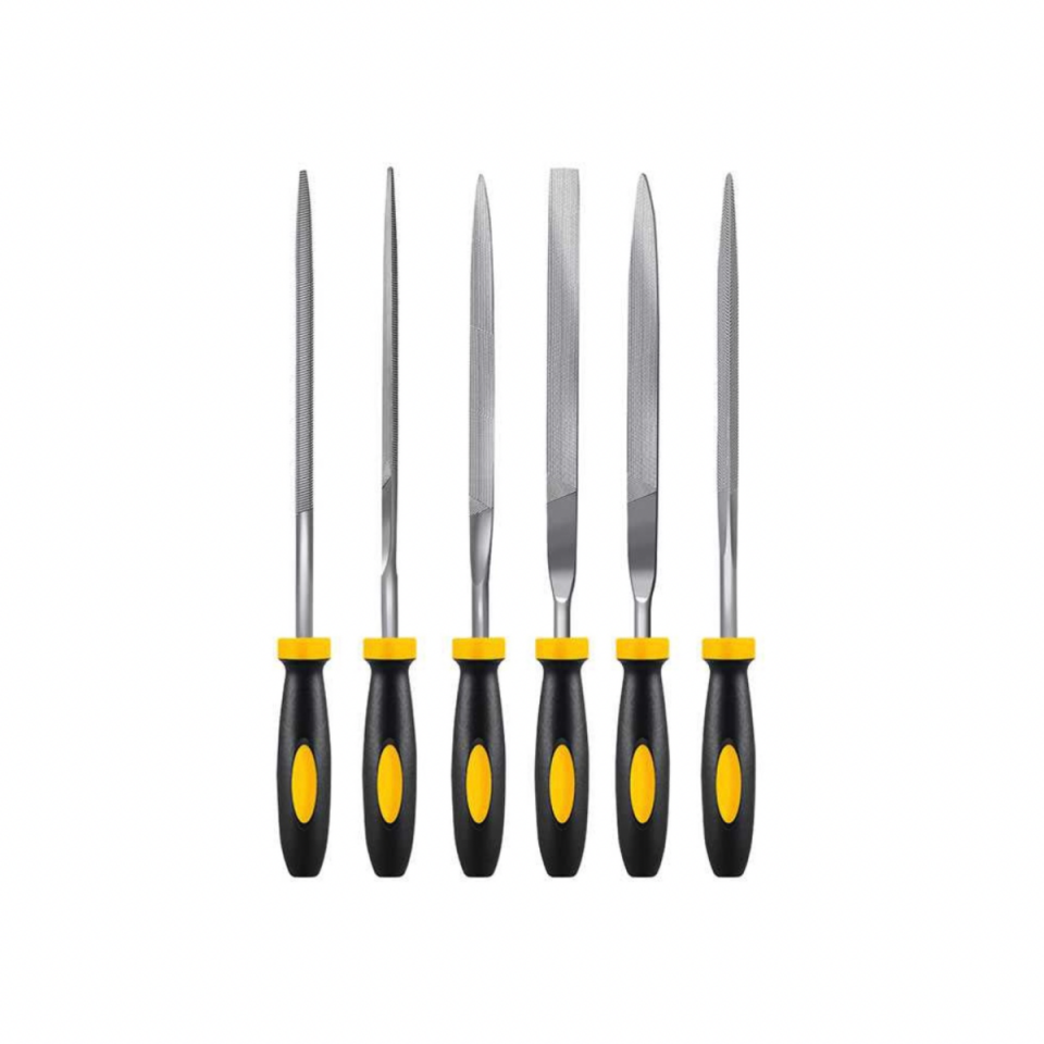SGS Mini Eğe Seti 6 Parça | 5x180mm Yüksek Karbonlu Çelik