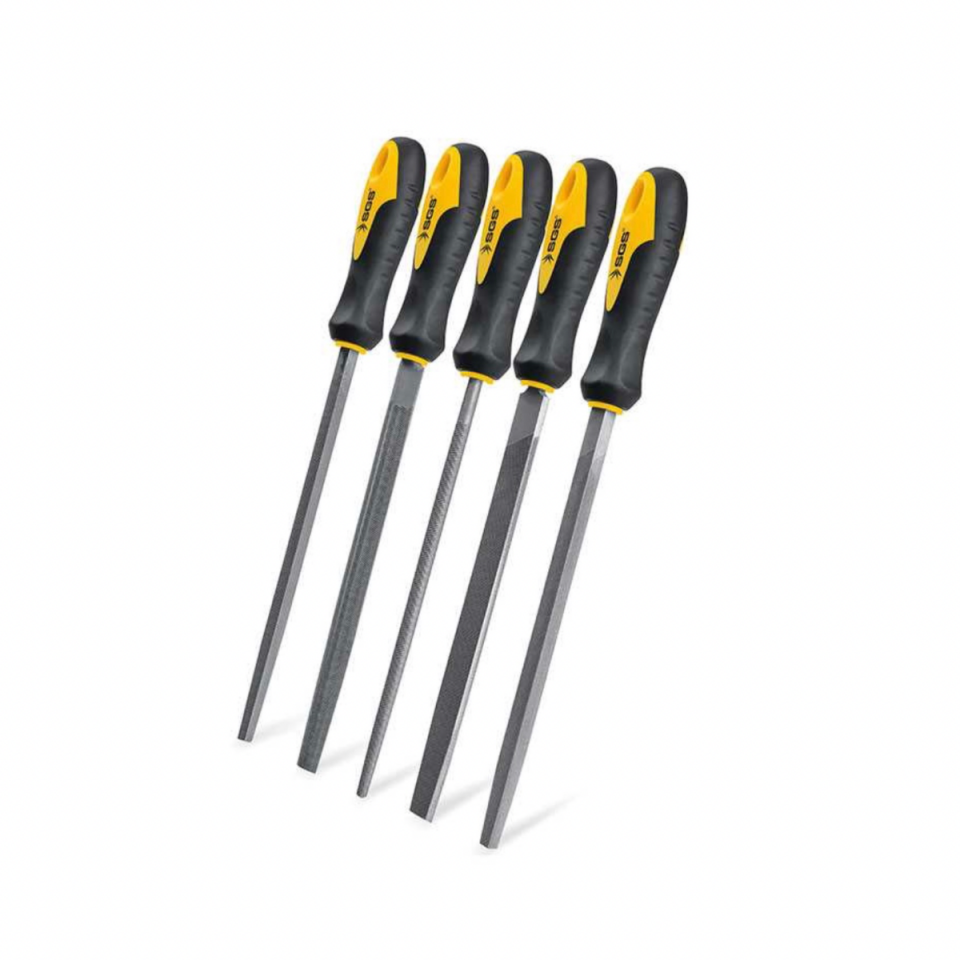 SGS Karbon Çelik Eğe Takımı - Metal ve Ahşap İçin 5'li Set
