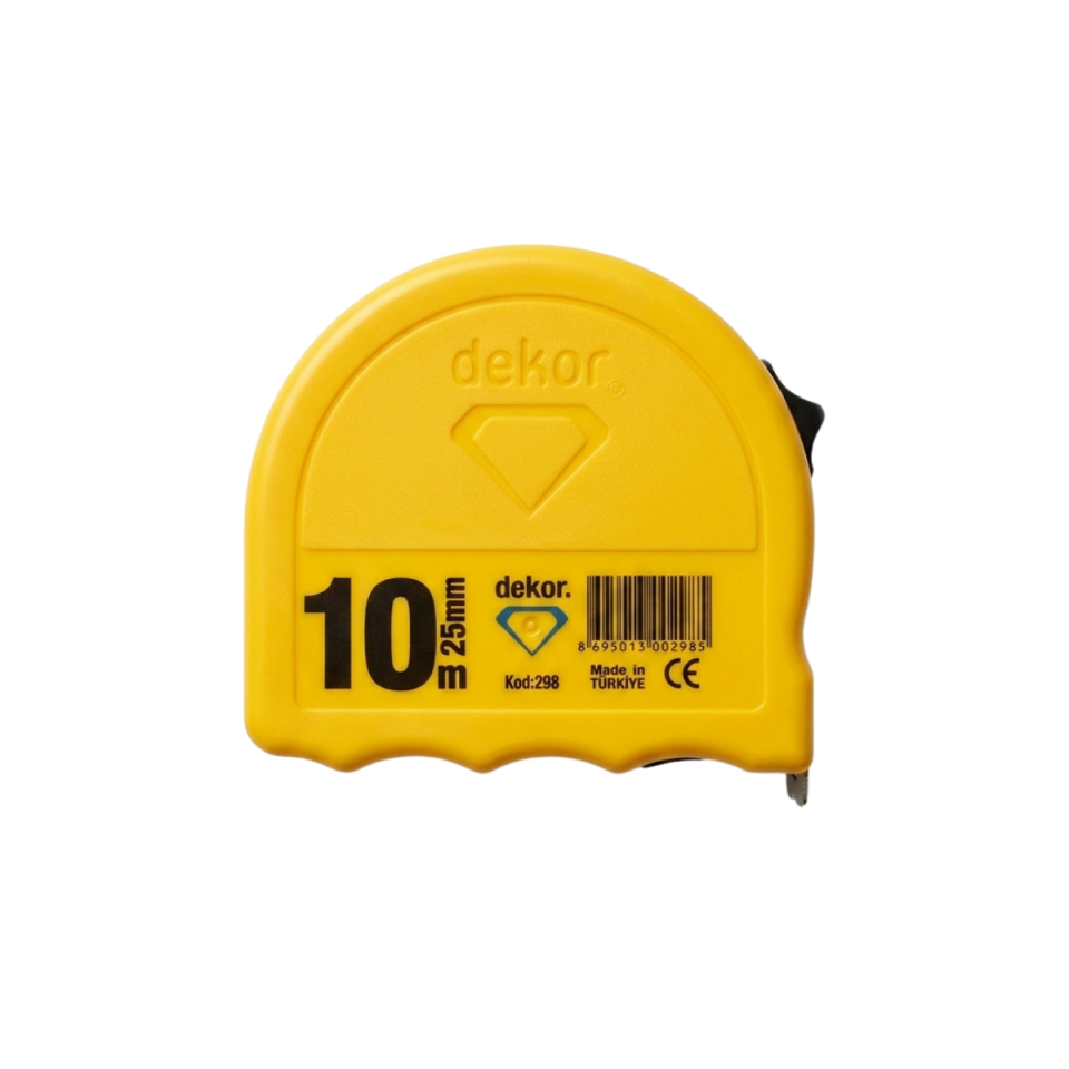 Dekor Şerit Metre | 10 Metre 10x25 mm